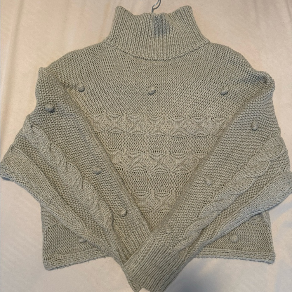 Cozy Cable Knit Turtleneck Sweater